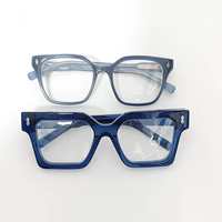 Grossiste Cadre de lunettes optiques classique en acétate épais, cadre optique en acétate fait à la main pour femmes et hommes, style mixte
