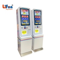 Distributeur de jetons interactif à écran tactile 21,5 pouces, changeur de monnaie, distributeur automatique en libre-service pour salles d'arcade, laveries, centres commerciaux, bars