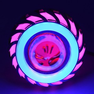 30W LED Angel Eyes Mini Proyector Faro Alto/Bajo Haz Demon Eyes DRL Lámpara Coche/<span class=keywords><strong>Moto</strong></span> Lámpara <span class=keywords><strong>de</strong></span> cabeza Retrofit 12V - Product Image 5