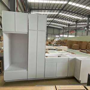 Wholesale Customization Slim Bezel RTA White Shaker <strong>Pantry</strong> Kitchen <strong>Cabinets</strong> Sets Complete Kitchen <strong>Cabinets</strong> Ready to Assemble - Product Image 1