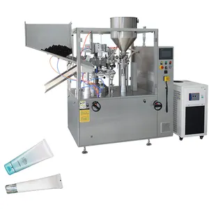 Automatic High quality Cosmetic Paste Cream Sauce Jam Lotion Aluminum Plastic Laminated Soft Tube Filling and Sealing Machine