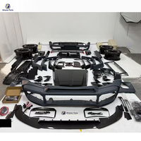 Pour Mercedes Bens Classe G W463A W464 G63 2019-2023 Mise à niveau vers le kit carrosserie en carbone sec de style R Pare-chocs de voiture Pièces de carrosserie automobile
