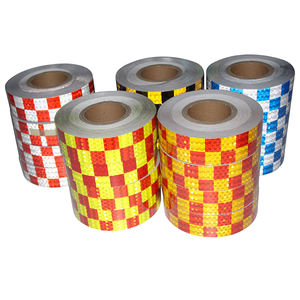 شريط مدقق عاكس منشوري من كلوريد البولي فينيل ، شبكة من كلوريد البولي فينيل ، ورقة ملصقات عاكسة للشاحنات والسيارات ، تعزز سلامة الرؤية - Product Image 5