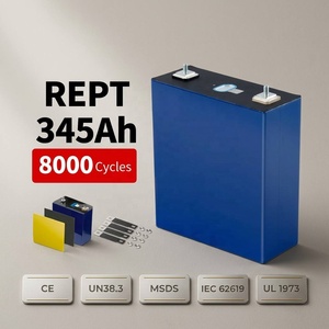 Batería de Litio de Grado A de 3.2V y 345Ah REPT con 8000 Ciclos, para Sistemas Solares, Recargable, DDP EE. UU. - Product Image 1