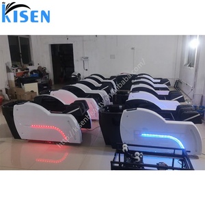 Kisen High-<b>End</b> Thai Shampoo Massage <b>Bed</b> with Automatic Water Cycle & 3D Body Therapy for Professional Hairdressing Salon - Product Image 2