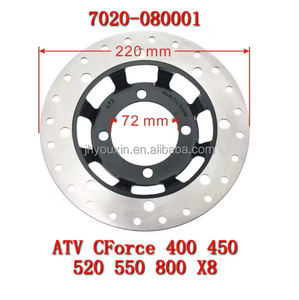 Disco de freno trasero ATV 7020080004 para <span class=keywords><strong>CFmoto</strong></span> 400 <span class=keywords><strong>450</strong></span> 520 550 U550 Z550 600 Touring 625 800 U8 Trail Z8 800EX 800XC 850 1000 X10 - Product Image 6