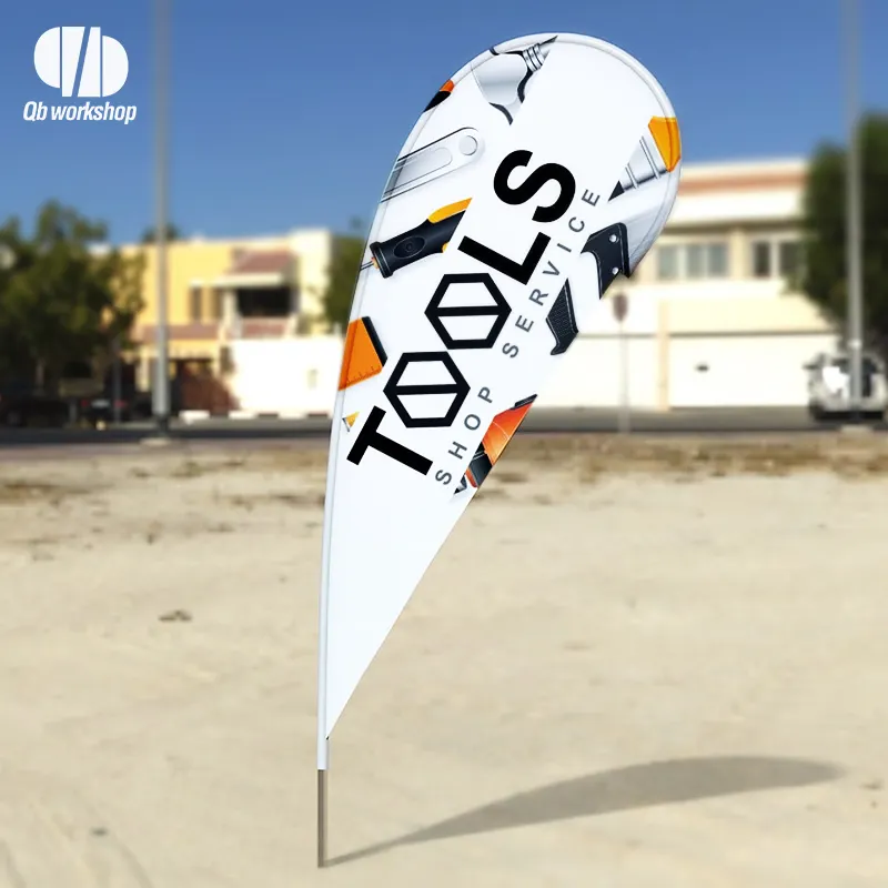 Premium Outdoor Feather Flag Flying Flags and Banners Custom Advertising Beach Flags Teardrop Banner