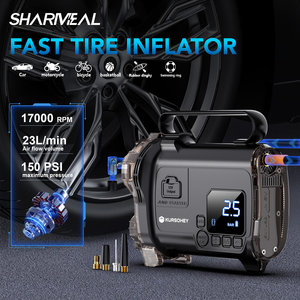 SHARMEAL OEM&ODM <span class=keywords><strong>D</strong></span>émarreur de Voiture 12V 2000A 8000mAh, Batterie Externe Portable, Booster de Batterie de Voiture avec Pompe à Air - Product Image 3
