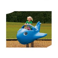Cheval à bascule en plastique écologique pour enfants, vélo d'équilibre pour l'extérieur, équipement de jeu durable et sûr certifié CE pour l'exercice ludique
