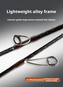 คันเบ็ดตกปลาคาร์บอนแบบไมโคร-โอเบ็คท์ รุ่น Horse Mouth Pole แอคชั่นเร็ว พร้อมด้ามจับไม้เนื้อแข็งและด้ามจับ<span class=keywords><strong>ตรง</strong></span>เล็กน้อย - Product Image 5