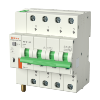 Disjoncteur intelligent 4P10KA RCBO, matériau PA66, dispositif WiFi basse tension 230V, protection IP65, montage sur rail DIN, CE