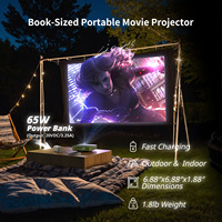 Projecteur DLP portable Wemax S5, tendances du moment, 500 lumens ISO, HDR10, extérieur, 1080p FHD, mise au point automatique, projecteur intelligent global Linux