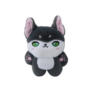 Peluches de renard et de loup de dessin animé, petites peluches animaux, poupées en peluche, porte-clés loup aux grands yeux, pendentifs pour sac à dos de filles, porte-clés loup en peluche - Product Image 5