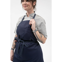 Duolai Hoge Kwaliteit Katoenen Bakker Schort Custom Logo Keuken Chef Barista Canvas Schort Verstelbare Bbq Tuin Geborduurde Schorten