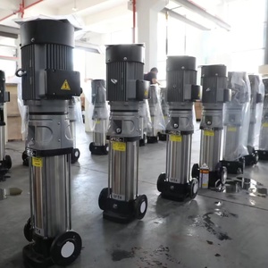 Pompe verticale multi-étages à faible vibration et fonctionnement stable, pompe à eau domestique en acier inoxydable à économie d'énergie - Product Image 2