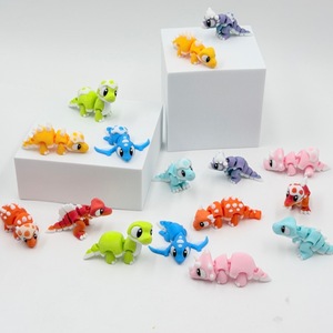 Dinosaurio Impreso en <span class=keywords><strong>3D</strong></span>, Mini Animal Articulado Flexible y Adorable, Juguete Antiestrés para Adultos - Product Image 1