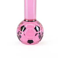 Gobelet de jardin en plastique à long col Darquiri avec couvercle et paille, personnalisé pour le football