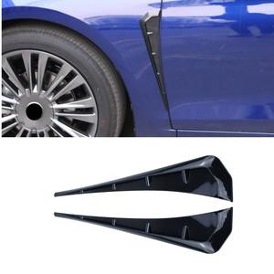 1 Par de Cubiertas Decorativas Universales de Ventilación Lateral para Guardabarros de Coche, de Fibra de Carbono Negra, Adhesivos Decorativos para Ventilación Lateral - Product Image 5