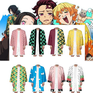 32 Estilos <span class=keywords><strong>de</strong></span> Camisetas <span class=keywords><strong>de</strong></span> Cosplay <span class=keywords><strong>de</strong></span> Demon Slayer <span class=keywords><strong>Kimetsu</strong></span> <span class=keywords><strong>No</strong></span> <span class=keywords><strong>Yaiba</strong></span>, Capa, Kimono Japonés Largo <span class=keywords><strong>de</strong></span> Anime, Haori Yukata, Ropa Unisex - Product Image 1