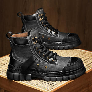 Botas Térmicas Unisex de Invierno, de Cuero Genuino, Impermeables, con Suela Gruesa, Cómodas, con Entresuela Acolchada, EVERGREEN - Product Image 6