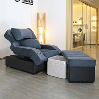 Table de massage électrique multifonctionnelle réglable en acier inoxydable moderne pour spa professionnel, chaise de massage pour pédicure en stock