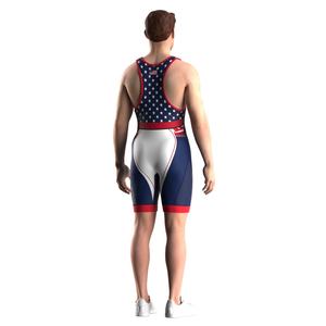 Combinaisons de lutte personnalisées American Fashion International, coupe mi-haute, en spandex de performance, élégantes, OEM, pour arts martiaux - Product Image 6