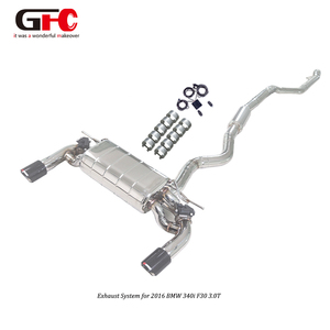 Sistema de Escape de Alto Rendimiento con Resonador, Específico para <span class=keywords><strong>BMW</strong></span> F30 <span class=keywords><strong>F31</strong></span> F32 F34 F35 F36 <span class=keywords><strong>335i</strong></span> 340i 430i 440i - Product Image 5