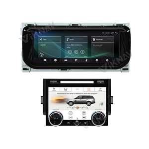 Android For Range Rover Sport L494 2013-2017 Car Radio Stereo Replacement GPS Multimedia Plyer With AC Panel Climate Control