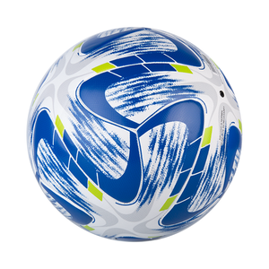 CJ Sports Taille 5 Ballon de Football Bleu Durable 410-450g Cuir PU et Caoutchouc avec Logo Personnalisable Disponible au Vietnam - Product Image 1