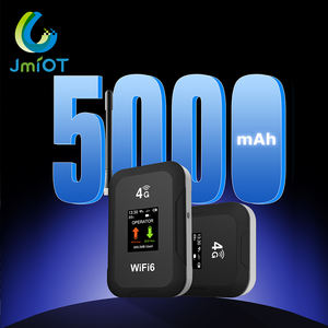 JIMI 5000mAhバッテリー外付けアンテナポケットMiFisポータブル4G Simカードホットスポットポケット<span class=keywords><strong>WiFi</strong></span> 6ルーターLTE <span class=keywords><strong>WiFi</strong></span> ESIM VSIM 300Mbps - Product Image 1