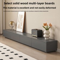 Meuble TV moderne en bois massif de style médiéval, gris, sur pied, avec rangement, pour petit appartement, salon, ensemble de meubles de maison, rabattable