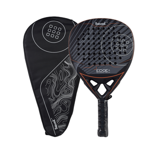 Nouvelle arrivée diamant/larme/forme ronde logo personnalisé pagaie en fibre de carbone/raquette de tennis padel - Product Image 2