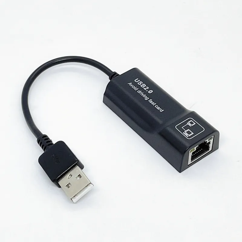 External Usb 2.0 Wired Network Card 100 Mbps Ethernet Adapter