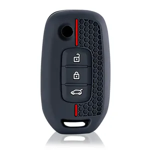 Housse de protection en silicone pour clé de voiture <span class=keywords><strong>Renault</strong></span> Kadjar Captur Megane Sandero Stepway Logan Clio 5 <span class=keywords><strong>2022</strong></span> Arkana 2020 2021 Kwid - Product Image 6