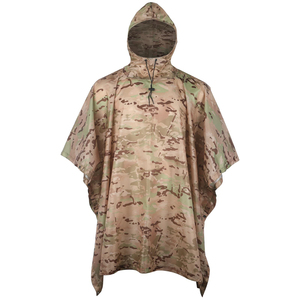 Chaqueta Impermeable Ligera con Capucha Vanda Tactical Camo Ripstop para Senderismo y Camping al Aire Libre - Product Image 6
