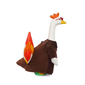 Tenue de Noël pour statue de canard de jardin de 23 pouces, personnalisée avec impression OEM pour la fête des fêtes - Product Image 4