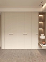 Système de dressing autoportant moderne et écologique pour chambre à coucher, résistant à l'humidité, avec conception saine et sécurisée