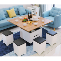 Le mécanisme de levage de table papillon SINOHARD transforme votre table basse en table à manger pour 6 personnes