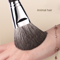 Lot de 12/15/18/40 pièces de pinceaux de maquillage professionnel en poils de chèvre naturels de luxe de haute qualité avec logo personnalisé