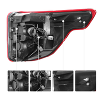 Feu arrière de haute qualité pour Ford Explorer 2020-2022, halogène + LED, feu arrière, feu arrière, feux arrière LB5Z13405F