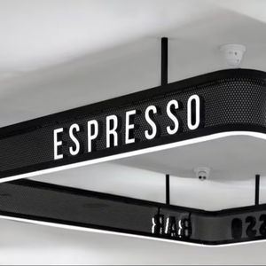 Letras Acrílicas Metálicas Abiertas en 3D de Acero Inoxidable de Alta Calidad de Fábrica, Personalización de Logotipos Mini, Letrero Luminoso LED Publicitario - Product Image 1