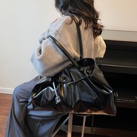 Sac fourre-tout tendance grande capacité pour femme, nouvelle collection hiver 2025, style occidental haut de gamme, sac à bandoulière polyvalent