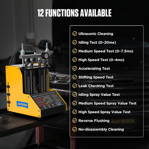 Sıcak <span class=keywords><strong>Autool</strong></span> CT150 otomatik enjektör Test temizleme makinesi araba yakıt temizleyici Test motosiklet temizleme Test makinesi 4 silindir - Product Image 4