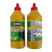 MOTOWALF Spray de réparation rapide pour pneus en acier inoxydable, scellant d'urgence, réparation des fuites, gonfleur de pneus 500/1000ml