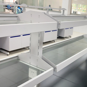 Banco de laboratorio resistente a productos químicos Estación de trabajo central de acero Mesa de laboratorio - Product Image 6