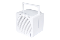 Ventilateur brumisateur portable 700 ml de capacité d'eau, mini ventilateur de table en plastique à LED 7 couleurs pour voiture, camping-car, chambre, extérieur