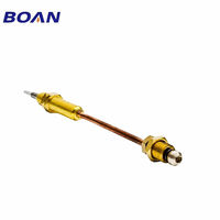 Sensor Termokopel Tembaga Boan M8x1 Ulir Tetap 150mm Pengganti Universal untuk Pemanas Air Gas Model Keamanan BA-TC001