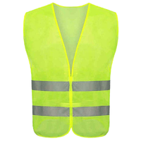 Pakaian Keselamatan Reflektif Oranye Hijau Grosir dengan Logo Cetak Kustom Jaket Lalu Lintas Jalan Raya dengan Rompi Garis LED Berkedip