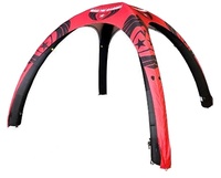 Meilleur panneau publicitaire gonflable portable en PVC, imperméable, résistant aux intempéries, durable, coupe-vent, double couche, multicolore, résistant au soleil