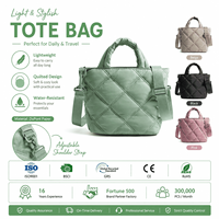 Benutzerdefiniertes Logo Reise-Umhängetasche Gesteppte Puffer-Tasche Große Kapazität Handtasche Leichte Tasche für den Täglichen Gebrauch Shop Damen